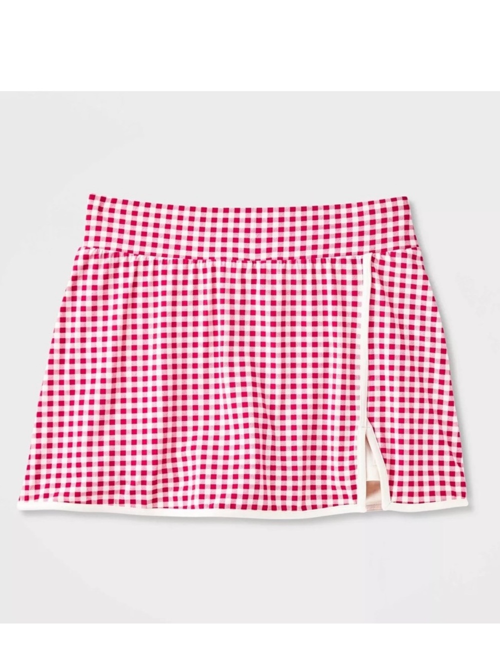 all in motion Pink Gingham Sport Skort with White Trim